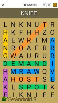 دانلود One By One - Multilingual Word Search اندروید
