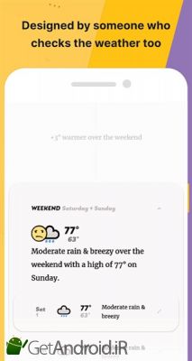 دانلود Appy Weather the most personal weather app 👋 اندروید