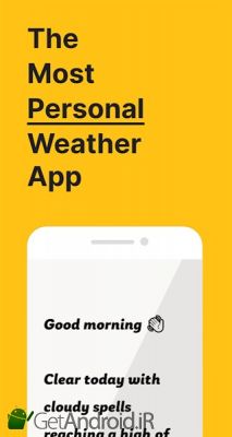 دانلود Appy Weather the most personal weather app 👋 اندروید