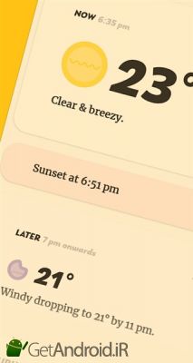 دانلود Appy Weather the most personal weather app 👋 اندروید