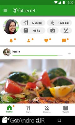 دانلود Calorie Counter by FatSecret اندروید