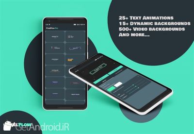 دانلود PixelFlow - Intro maker and text animator اندروید