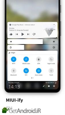 دانلود MIUI-ify - Notification Shade & Quick Settings اندروید