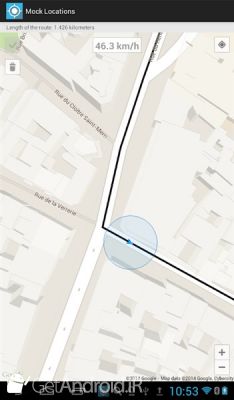 دانلود (Mock Locations (fake GPS path اندروید