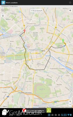 دانلود (Mock Locations (fake GPS path اندروید