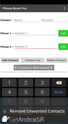 دانلود Phone Book Pro اندروید