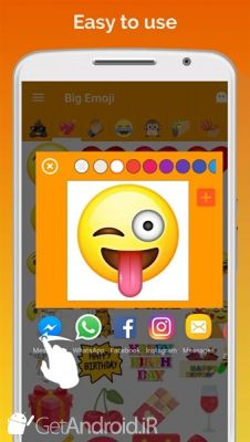 دانلود Big Emoji - large emoji for all chat messengers اندروید