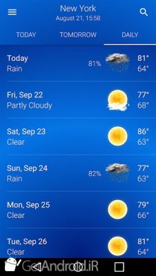 دانلود Weather US اندروید