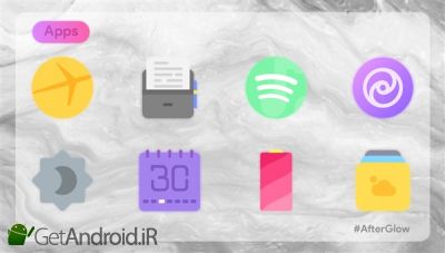 دانلود Afterglow Icons Pro اندروید