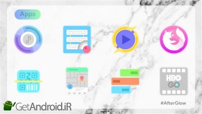 دانلود Afterglow Icons Pro اندروید