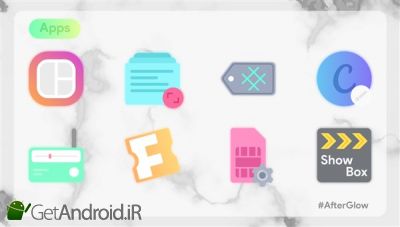 دانلود Afterglow Icons Pro اندروید
