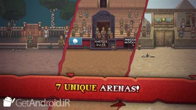 دانلود Gladihoppers - Gladiator Battle Simulator! اندروید