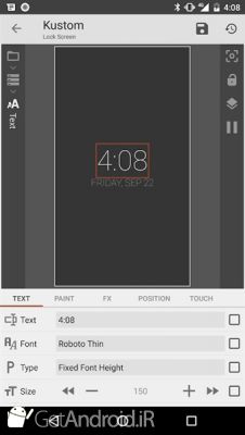 دانلود KLCK Kustom Lock Screen Maker اندروید