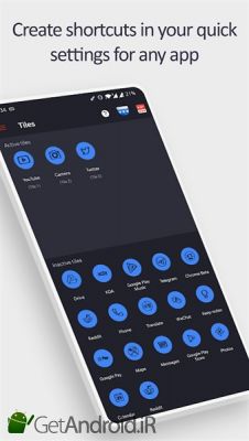 دانلود Tile Shortcuts - Quick settings apps & shortcuts اندروید