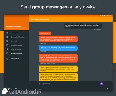 دانلود (Pulse SMS (Phone/Tablet/Web اندروید