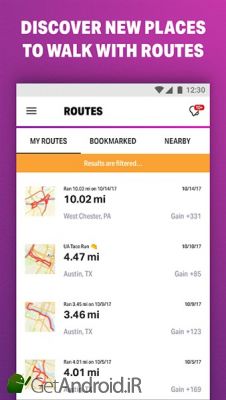 دانلود Walk with Map My Walk اندروید