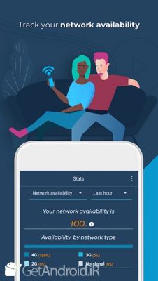 دانلود Opensignal - 3G & 4G Signal & WiFi Speed Test اندروید