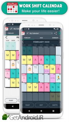 دانلود Work Shift Calendar اندروید