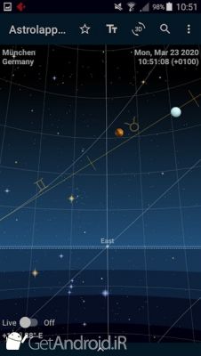 دانلود Astrolapp Live Planets and Sky Map اندروید