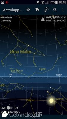دانلود Astrolapp Live Planets and Sky Map اندروید