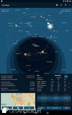 دانلود Astrolapp Live Planets and Sky Map اندروید