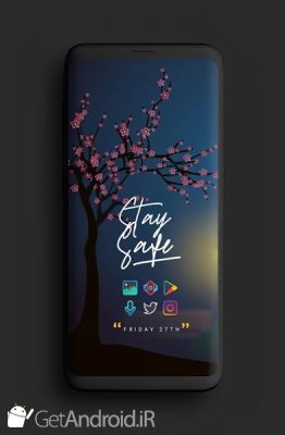 دانلود Color Line DARK Icon Pack اندروید