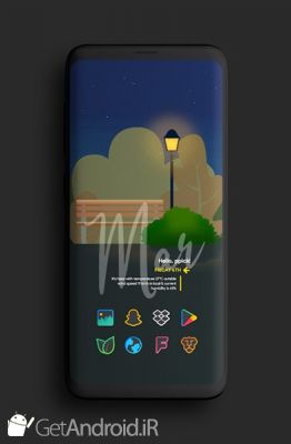 دانلود Color Line DARK Icon Pack اندروید