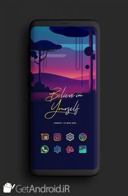 دانلود Color Line DARK Icon Pack اندروید