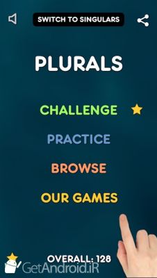 دانلود Plurals and Singulars Test & Practice PRO اندروید