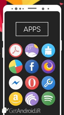 دانلود Pixie R Icon Pack اندروید