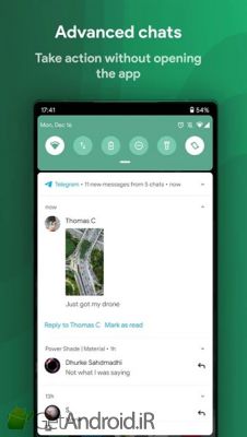 دانلود Power Shade: Notification Panel & Quick Settings اندروید