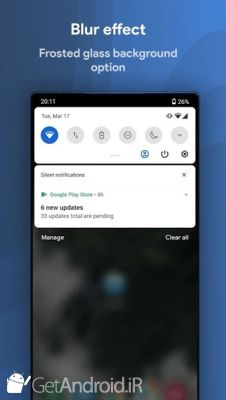دانلود Power Shade: Notification Panel & Quick Settings اندروید