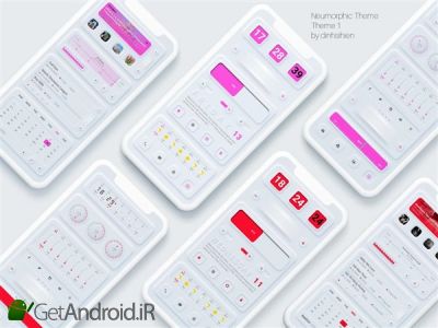 دانلود Neumorphic Theme for KLWP Vol 1 اندروید