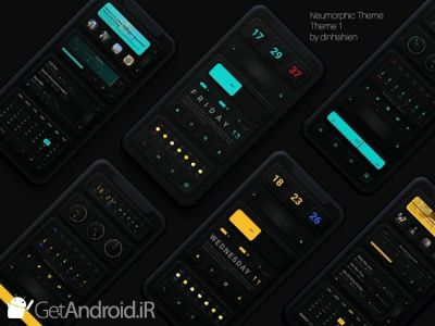دانلود Neumorphic Theme for KLWP Vol 1 اندروید