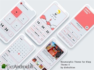 دانلود Neumorphic Theme for KLWP Vol 1 اندروید