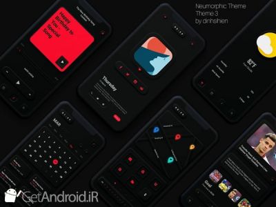 دانلود Neumorphic Theme for KLWP Vol 1 اندروید