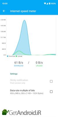 دانلود Data counter widget: Data usage manager / monitor اندروید