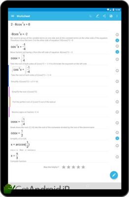 دانلود MalMath Step by step solver اندروید