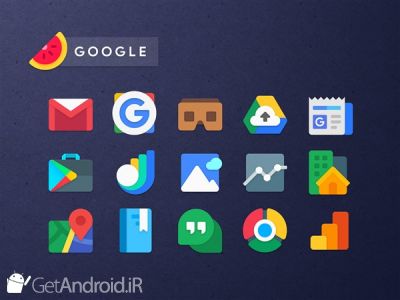 دانلود مجموعه آیکن Sliced Icon Pack اندروید
