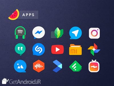 دانلود مجموعه آیکن Sliced Icon Pack اندروید