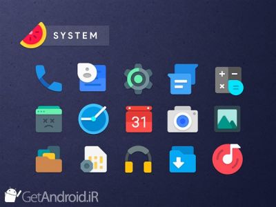 دانلود مجموعه آیکن Sliced Icon Pack اندروید