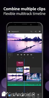 دانلود برنامه Adobe Premiere Rush Video Editor اندروید