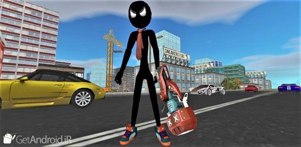 بازی Stickman Rope Hero 2 اندروید