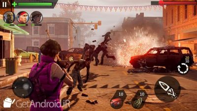 دانلود بازی Dead Zombie Gun games for Survival as a shooter اندروید