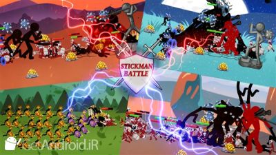 دانلود بازی Stickman Battle 2020 Stick War Fight اندروید
