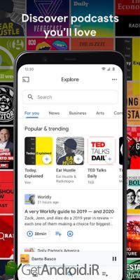 دانلود برنامه Google Podcasts اندروید