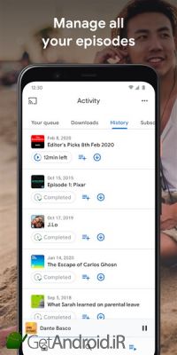 دانلود برنامه Google Podcasts اندروید