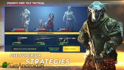 دانلود بازی PHOBOS 2089 Idle Tactical اندروید
