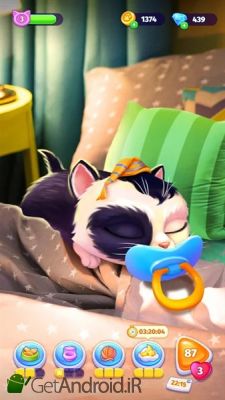 دانلود بازی My Cat Virtual Pet Tamagotchi kitten simulator اندروید
