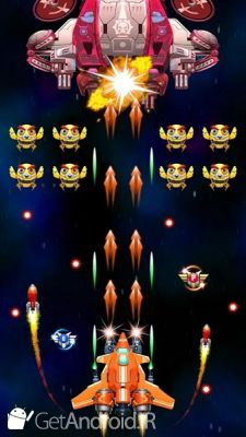 دانلود بازی Galaxy Attack Robot Transform Chicken Shooter اندروید